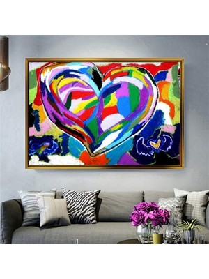 Giyense Altın Çerçeveli Dekoratif Tablo T269