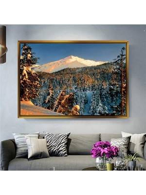 Giyense Altın Çerçeveli Dekoratif Tablo T484