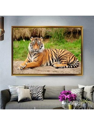 Giyense Altın Çerçeveli Dekoratif Tablo T514