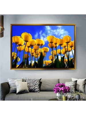 Giyense Altın Çerçeveli Dekoratif Tablo T651