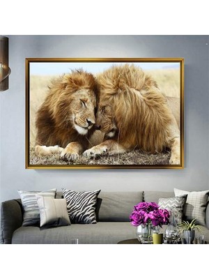 Giyense Altın Çerçeveli Dekoratif Tablo T955