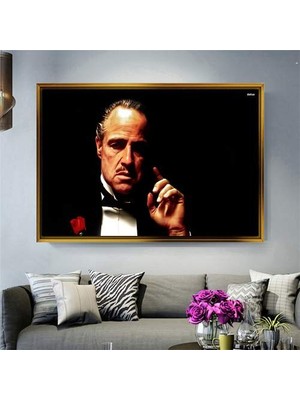 Giyense Altın Çerçeveli Dekoratif Tablo T1485