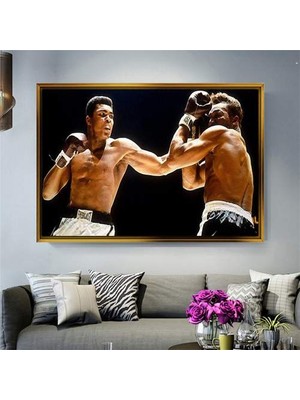 Giyense Altın Çerçeveli Dekoratif Tablo T1430