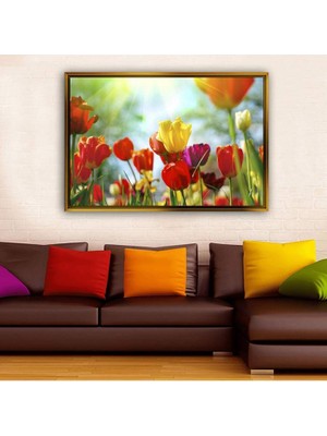 Giyense Altın Çerçeveli Dekoratif Tablo T1884