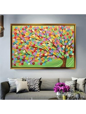 Giyense Altın Çerçeveli Dekoratif Tablo T1227