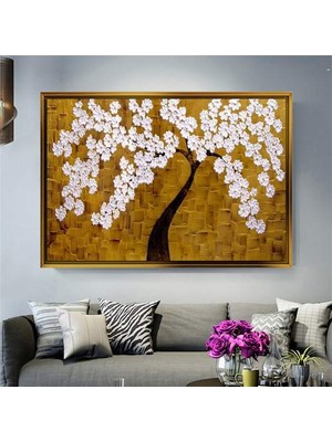 Giyense Altın Çerçeveli Dekoratif Tablo T1183