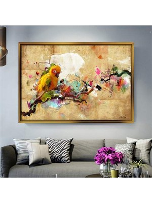 Giyense Altın Çerçeveli Dekoratif Tablo T1363