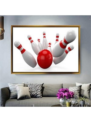 Giyense Altın Çerçeveli Dekoratif Tablo T1547