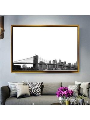 Giyense Altın Çerçeveli Dekoratif Tablo T1208