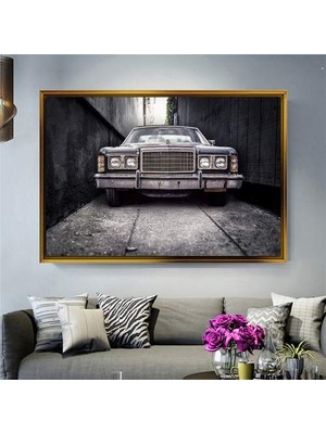 Giyense Altın Çerçeveli Dekoratif Tablo T1387