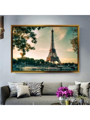 Giyense Altın Çerçeveli Dekoratif Tablo T1388