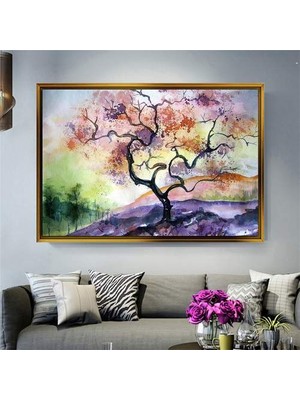 Giyense Altın Çerçeveli Dekoratif Tablo T1454