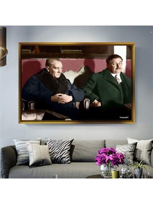 Giyense Altın Çerçeveli Dekoratif Tablo T1162