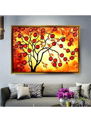 Giyense Altın Çerçeveli Dekoratif Tablo T840