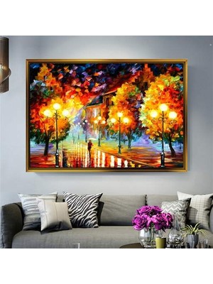 Giyense Altın Çerçeveli Dekoratif Tablo T847