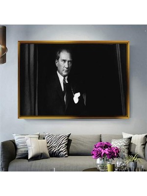 Giyense Altın Çerçeveli Dekoratif Tablo T1056