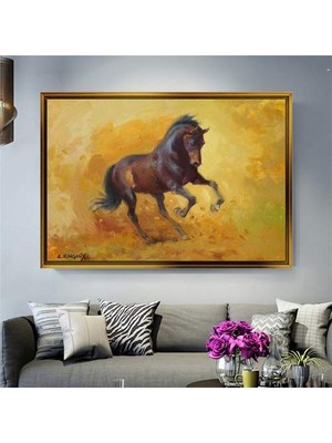 Giyense Altın Çerçeveli Dekoratif Tablo T1039