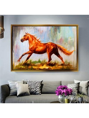 Giyense Altın Çerçeveli Dekoratif Tablo T1010