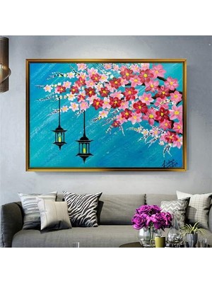 Giyense Altın Çerçeveli Dekoratif Tablo T261