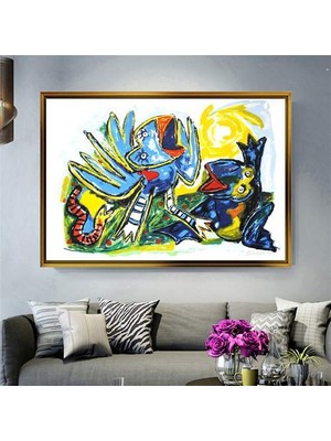 Giyense Altın Çerçeveli Dekoratif Tablo T1683