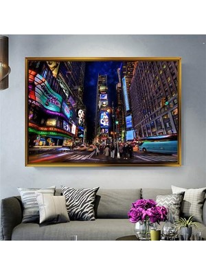 Giyense Altın Çerçeveli Dekoratif Tablo T1757