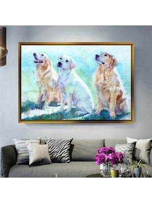 Giyense Altın Çerçeveli Dekoratif Tablo T1639