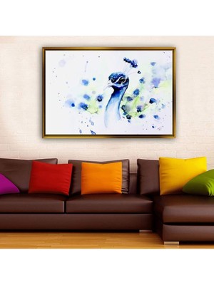 Giyense Altın Çerçeveli Dekoratif Tablo T2082