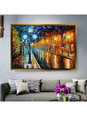 Giyense Altın Çerçeveli Dekoratif Tablo T1539