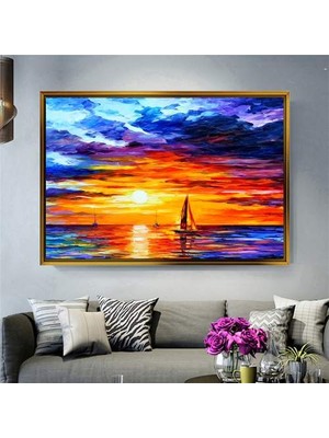 Giyense Altın Çerçeveli Dekoratif Tablo T1795