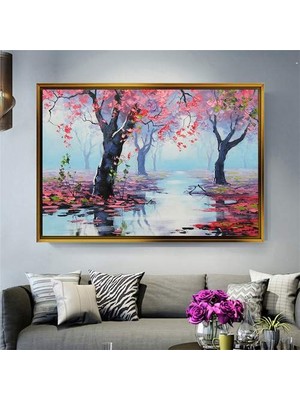 Giyense Altın Çerçeveli Dekoratif Tablo T1537