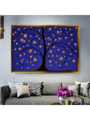 Giyense Altın Çerçeveli Dekoratif Tablo T1171