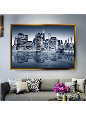 Giyense Altın Çerçeveli Dekoratif Tablo T1510