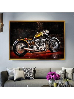 Giyense Altın Çerçeveli Dekoratif Tablo T1424