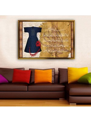 Giyense Altın Çerçeveli Dekoratif Tablo T1945