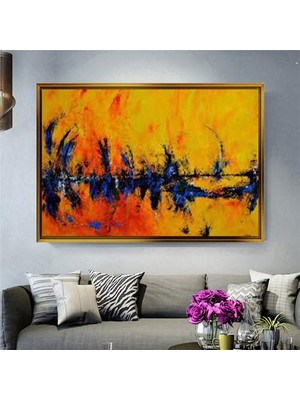 Giyense Altın Çerçeveli Dekoratif Tablo T2125