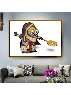 Giyense Altın Çerçeveli Dekoratif Tablo T1593