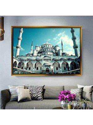 Giyense Altın Çerçeveli Dekoratif Tablo T1517