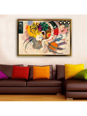 Giyense Altın Çerçeveli Dekoratif Tablo T1952