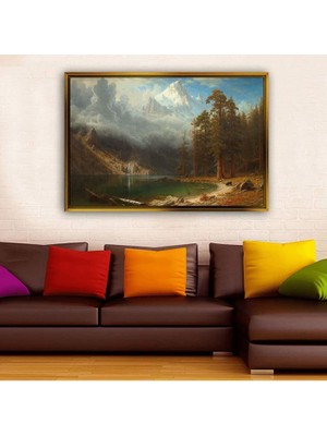 Giyense Altın Çerçeveli Dekoratif Tablo T1999