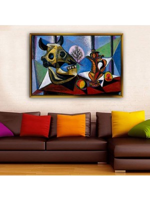 Giyense Altın Çerçeveli Dekoratif Tablo T2028