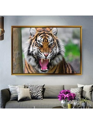 Giyense Altın Çerçeveli Dekoratif Tablo T1807