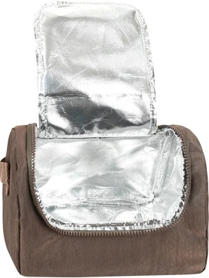 Just Polo  Krinkıl Kumaş Termal Beslenme Çantası – Isı Yalıtımlı, Alüminyum Iç Kaplama