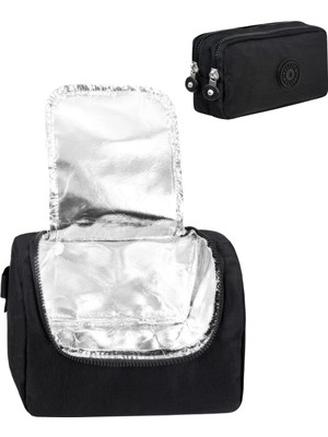 Just Polo  2’li Set Krinkıl Kumaş Termal Beslenme Çantası + Çift Bölmeli Kalemlik