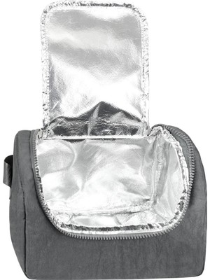 Just Polo  Krinkıl Kumaş Termal Beslenme Çantası – Isı Yalıtımlı, Alüminyum Iç Kaplama