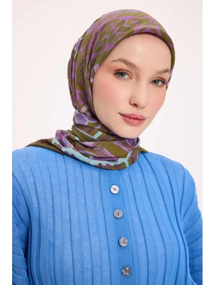 Silk Home Dört Mevsim Antik Motif Viskon Velora Eşarp 6420-15