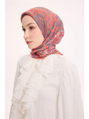 Silk Home Dört Mevsim Antik Motif Viskon Velora Eşarp 6420-19