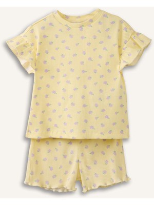 DeFacto Fitilli Kaşkorse 2'li Takım Kız Bebek H5887A526SM