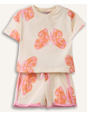 DeFacto Hayvan Baskılı 2'li Takım Kız Bebek H5486A526SM