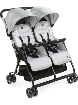Chicco Ohlala 2 Twin Ultra Hafif Standart Bebek Arabası 22 kg Taşıma Kapasitesi Katlanabilir