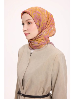 Silk Home Dört Mevsim Antik Motif Viskon Velora Eşarp 6420-18